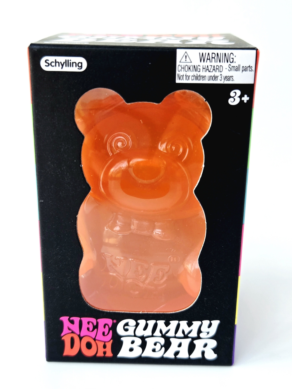 NeeDoh Gummy Bear Squishy Fidget Sensory Toy Orange NIB Schylling